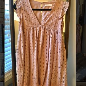 Eyelet Romper Dress